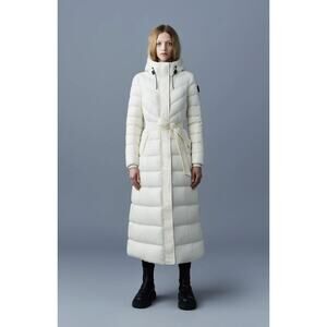 Mackage CALINA Lustrous down maxi coat Cream M